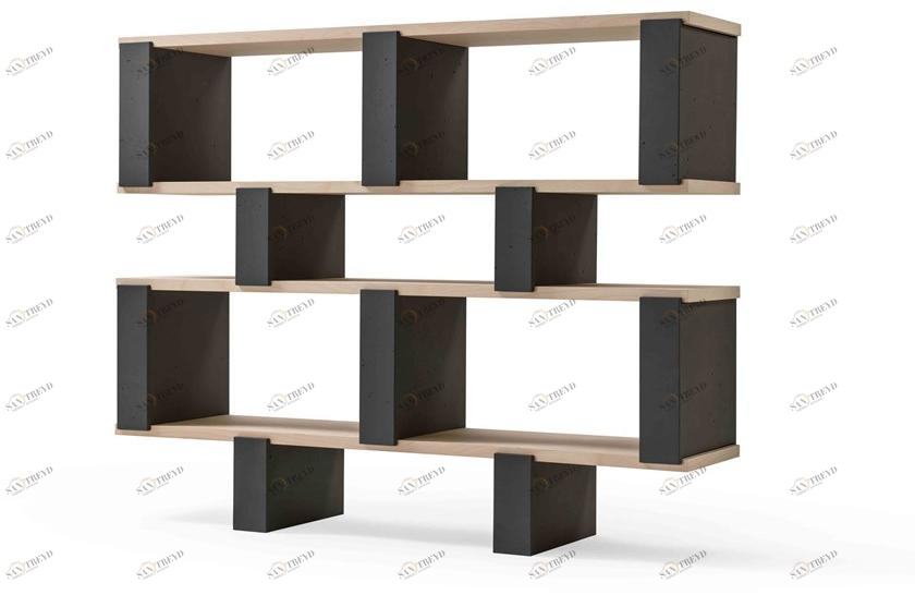 Cimento Открытый книжный шкаф из cimento® Accademia sun-id-1492012