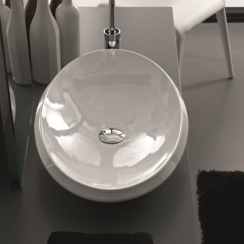 25375 Накладная раковина на столешницу  овальная Ceramica Hidra  - Вид №1