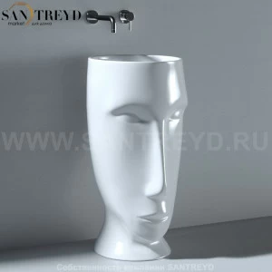 474001 Напольная раковина стоящая круглая Kerasan Artwork