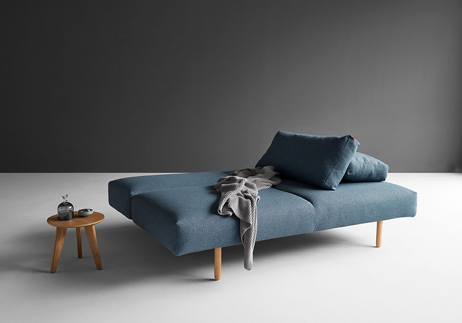 Диван Frode с ножками Stem из светлого дерева, голубой Innovation Living FRODE525 - Вид №9