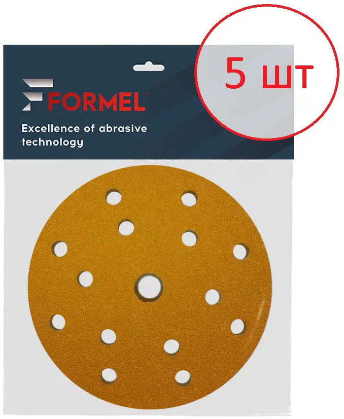 91608543 Круг шлифовальный Formel Diamond 50957320150 P150 150 мм, 5 шт. STLM-0839911