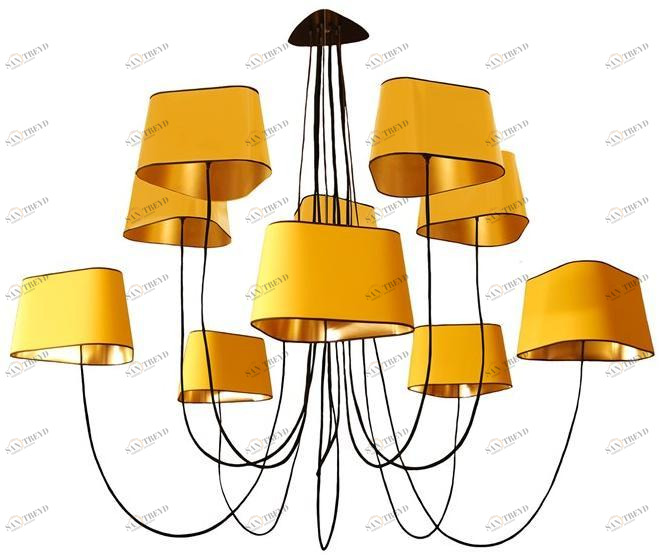 designheure Люстра из ткани LED Nuage sun-id-1471785