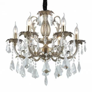 Подвесная люстра Omnilux Grosseto OML-77733-06 OMNILUX ДИЗАЙНЕРСКИЕ, GROSSETO 279731 Бронза