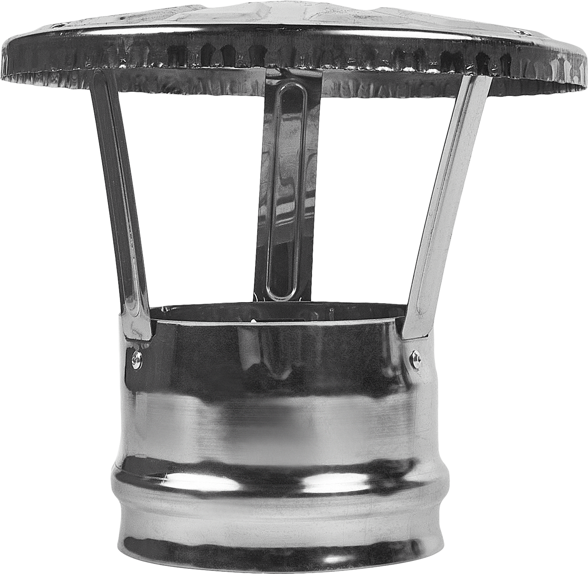 Зонт-К для дымохода 430x0.5 мм из нержавеющей стали Santreyd 84953931 STLM-0057344 - Вид №2