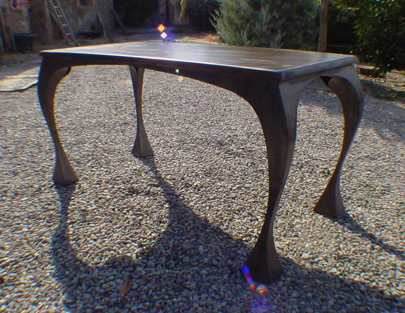 ICI ET LÀ Дизайнерский прямоугольный стол из стали Handmade metal furniture by ici et là Stbr01 - Вид №1