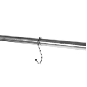 Крючок Delinia 70х40х4 мм цвет хром 15873293 STLM-2113338