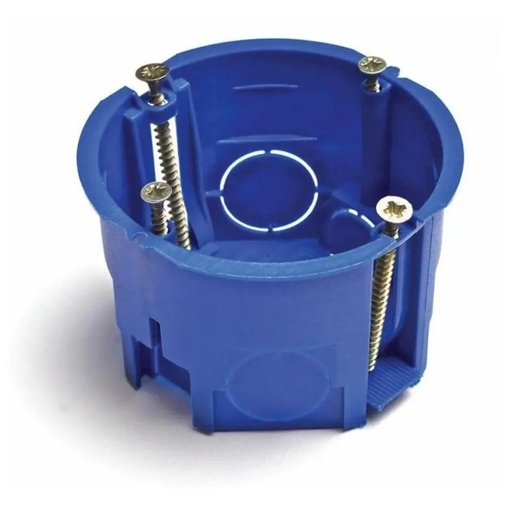 Подрозетник Gusi Electric 68x45 мм с лапками IP30 цвет синий STLM-2106387 - Вид №3