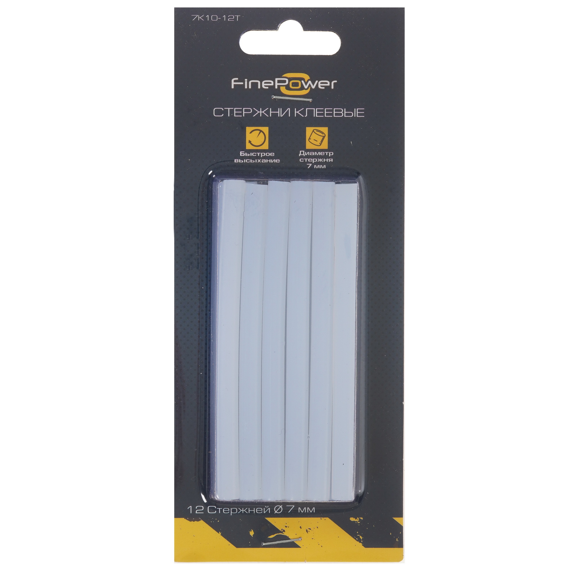 Стержни клеевые FinePower 7K10-12T прозрачный 4823083 STDN-0070502