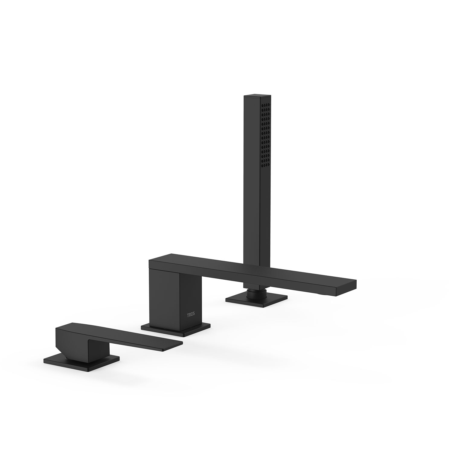 ТОНКИЙ смеситель для ванны с одной ручкой -20216103NM TRES 