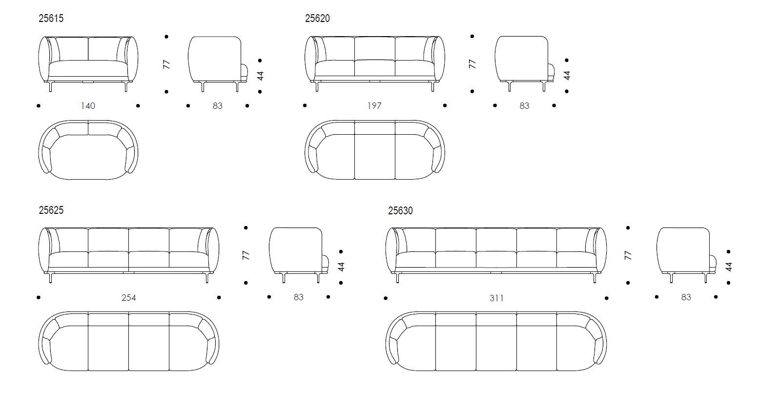 Ткань диван Wittmann Vuelta ARCH-00118347 - Вид №5