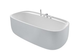 A2484530P0 Овальная ванна SURFEX® с отверстиями под смеситель со сливом ROCA Beyond