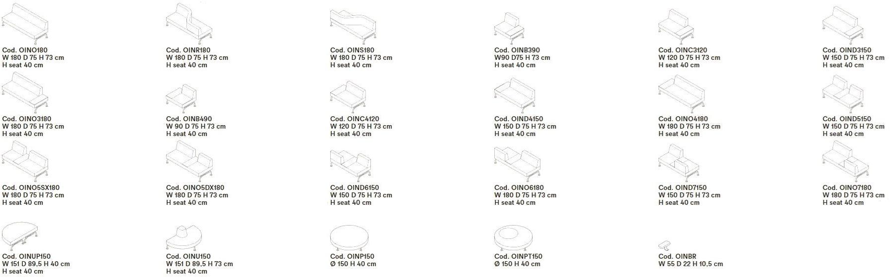Tacchini Модульная тканевая скамья со спинкой sun-id-1443769 - Вид №9