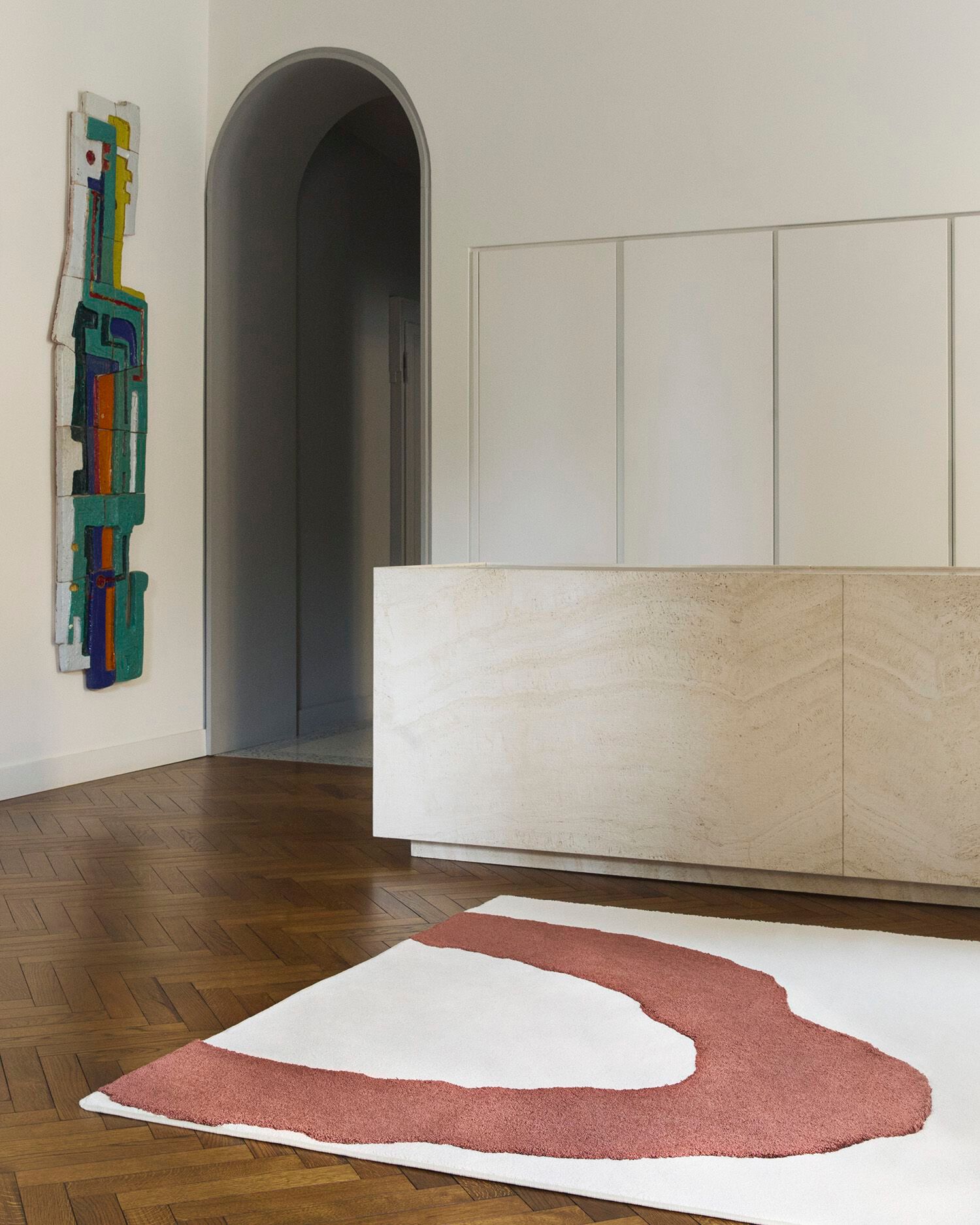 Прямоугольный ковер ручной работы Besana Moquette TIDE ARCH-00005537 - Вид №2