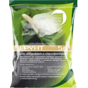 91726586 Грунт для антуриума и спатифиллума, ароидных Сила Суздаля 5 л STLM-0962969