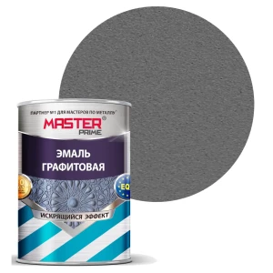 Эмаль графитовая Master Prime с искрящимся эффектом цвет опал 0.9 л 83367843 STLM-2005005