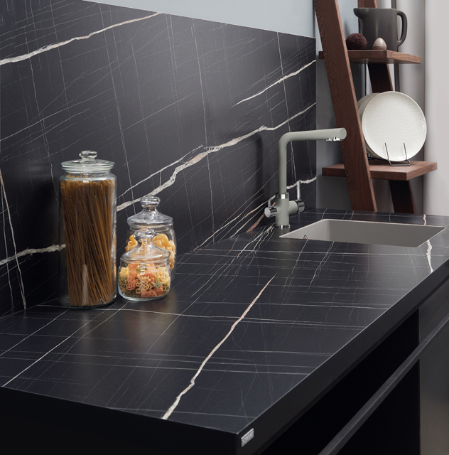 Столешницы для кухни - Мрамор Нуар LIGRON LIST357 2109 - Вид №11