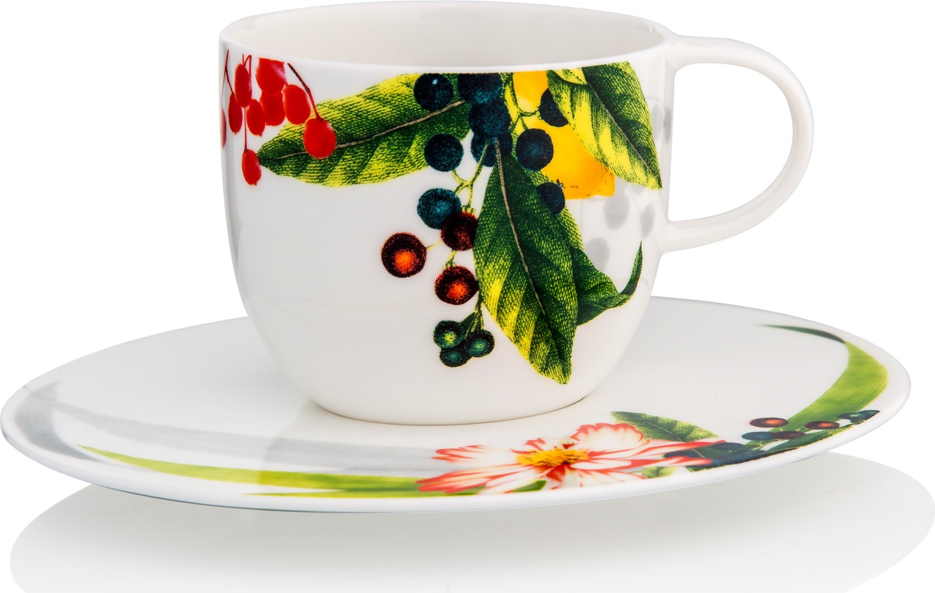 10577408 Rosenthal Чашка кофейная с блюдцем Rosenthal Фруктовый сад 200мл, фарфор Фарфор 