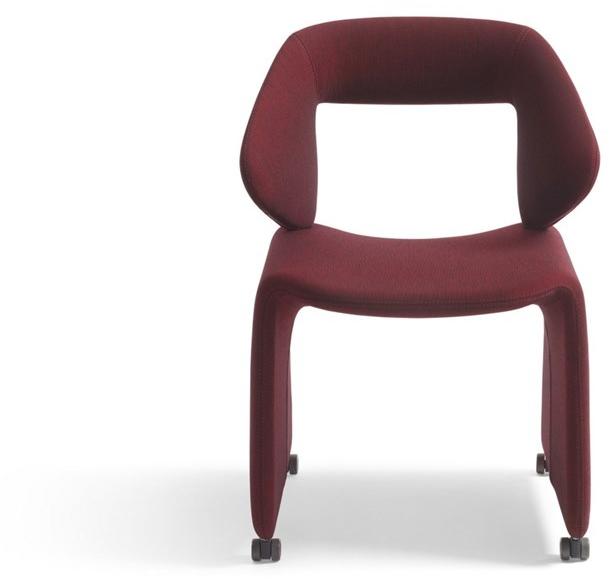 Artifort Мягкое кресло-санки из ткани на колесиках sun-id-1497199 - Вид №1