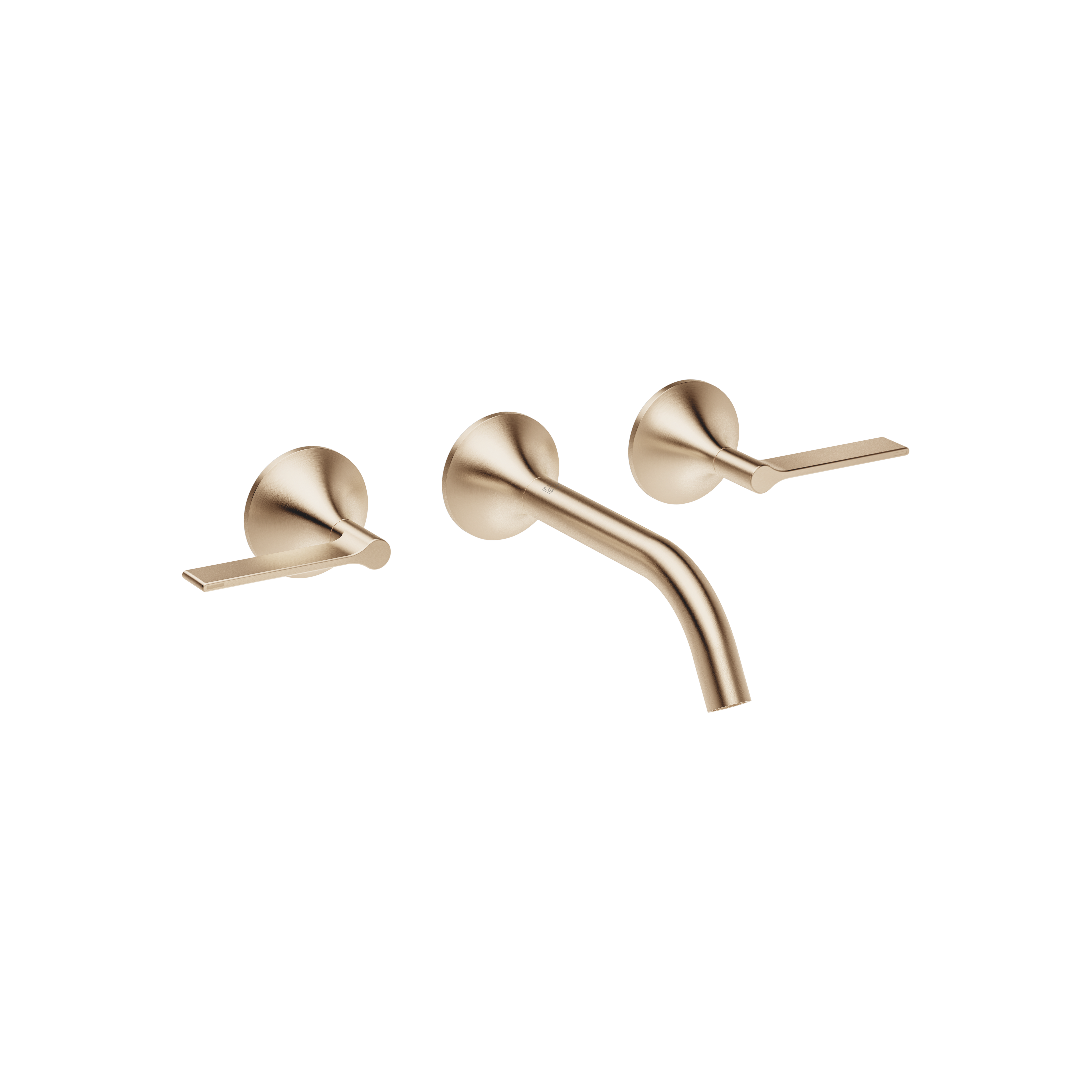 VAIA Смеситель для раковины настенный без донного клапана - Brushed Champagne (22-каратное золото) DornBracht 36712819-46