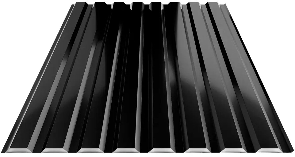 Профнастил Santreyd С20 черный для заборов и кровли 85538082