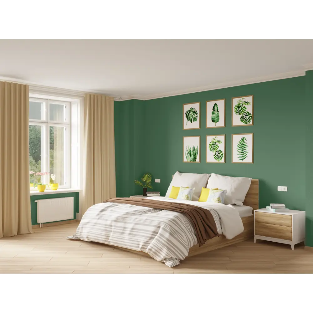 Краска для стен и потолков Trend Farbe цвет Зеленый папоротник 2.5 л Dufa STLM-2080661 - Вид №4