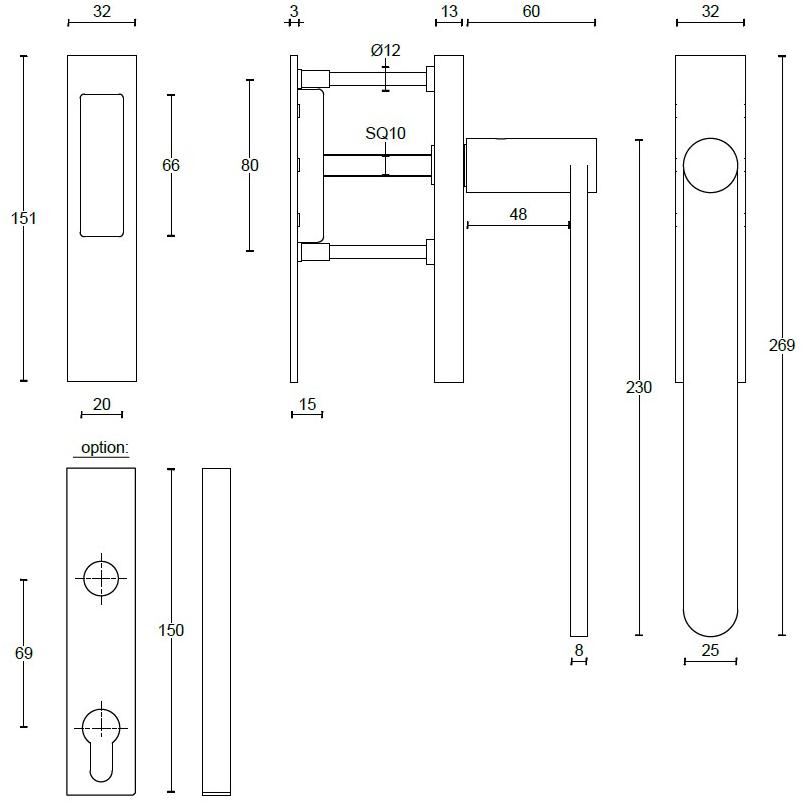 Formani Ручка из нержавеющей стали Tense Bb231/y - Вид №3