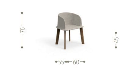 Тканевый стул Talenti КлеоСофт-дерево ARCH-00122132 - Вид №5