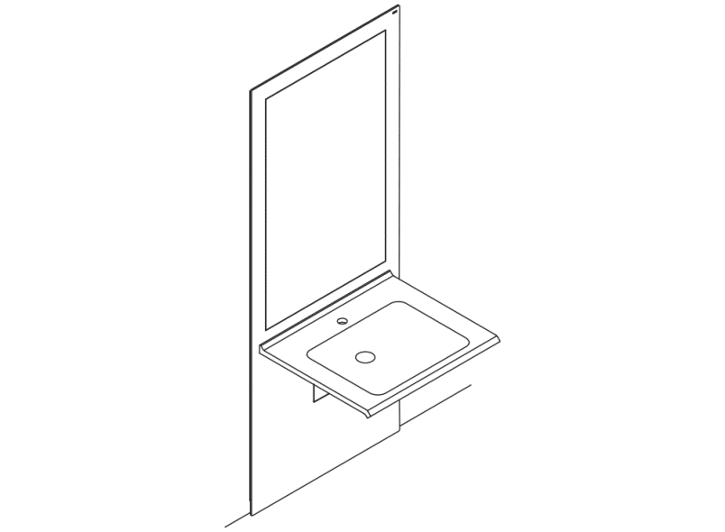 S50.01.902010 Туалетный модуль HEWI S 50 Module  - Вид №2