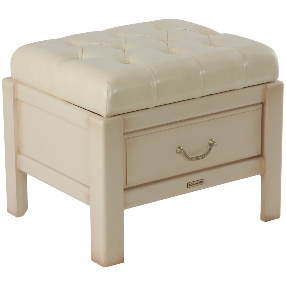 11099 Банкетка Лотос 4 Айвори Ваниль BOGACHO 4627138157626