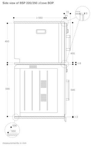 Gaggenau Комбинированная паровая печь Serie 200 Bsp250111  - Вид №1