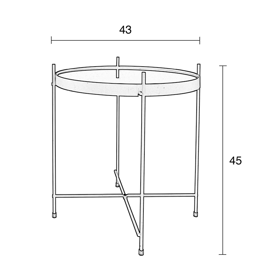 Стол журнальный Cupid черный Zuiver 2300036 - Вид №6