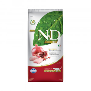 ПР0050159 Корм для кошек N&D Prime Line для кастрированных, курица с гранатом сух. 5кг Farmina