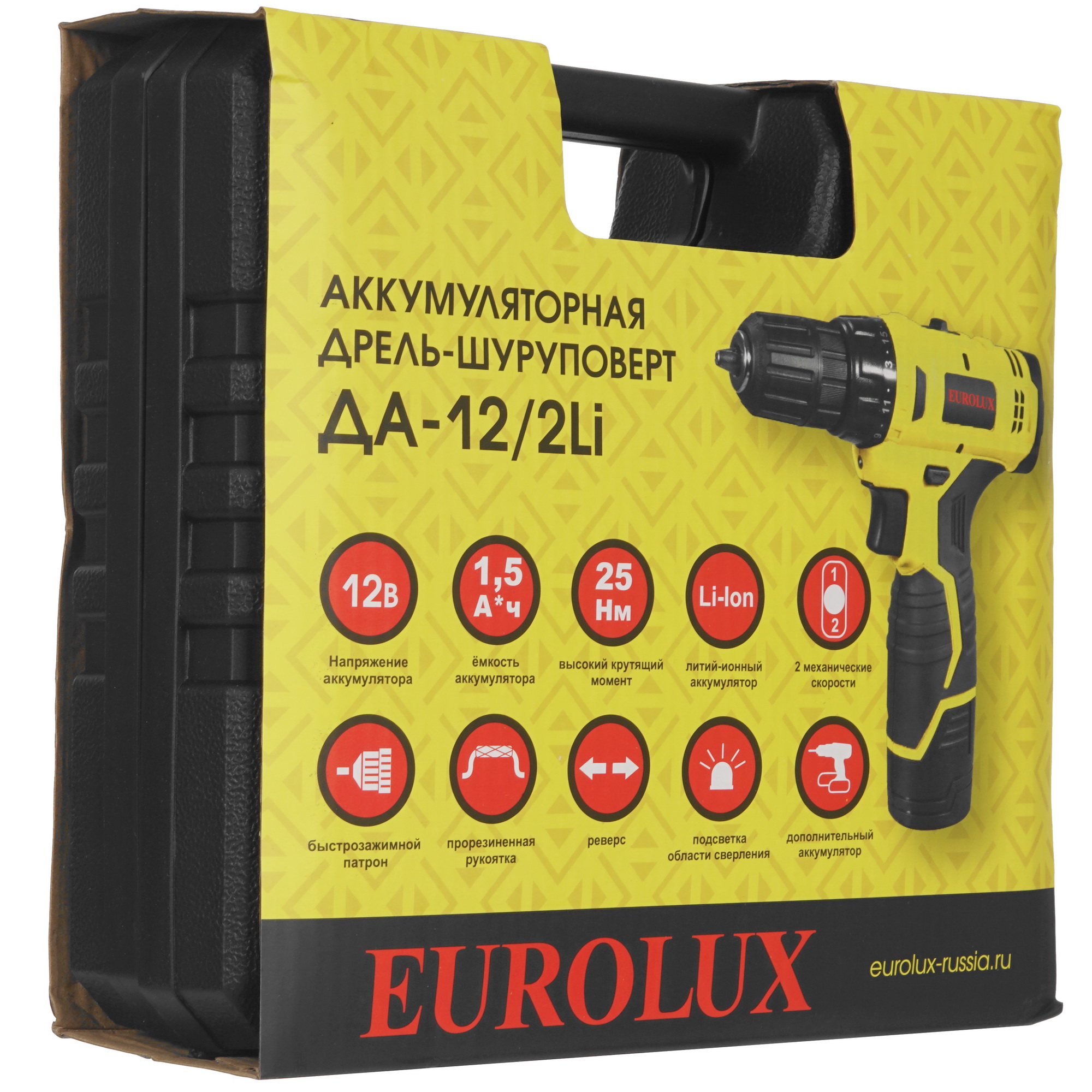 Дрель-шуруповерт Eurolux ДА-12/2Li 9950664 STDN-0022186 - Вид №8