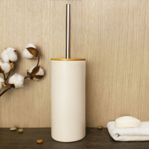 90754622 Ёршик для унитаза SI37036 цвет белый BAMBOO STLM-0368901 SIBO