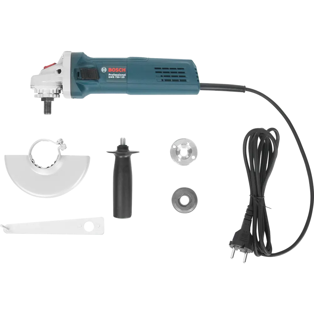УШМ (болгарка) Bosch GWS 750-125, 06013940R3, 750 Вт, 125 мм BOSCH PROFESSIONAL STLM-2153779 - Вид №7