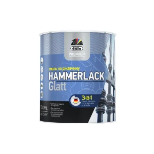 90780537 Грунт-эмаль по ржавчине 3 в 1 3 в 1 Dufa Premium Hammerlack цвет вишня 0.75 л STLM-0853109