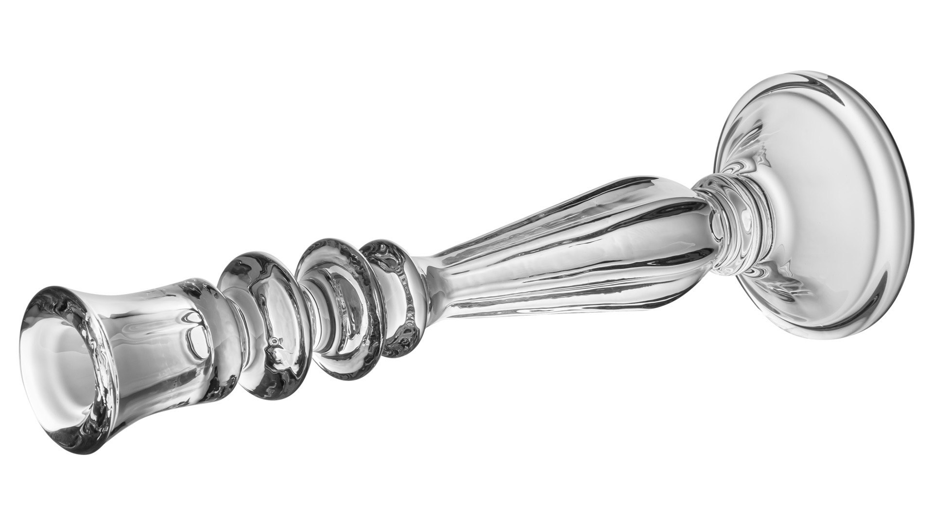 10629113 Rasteli Подсвечник стеклянный Rasteli "Королева" 32,7см Стекло  - Вид №1