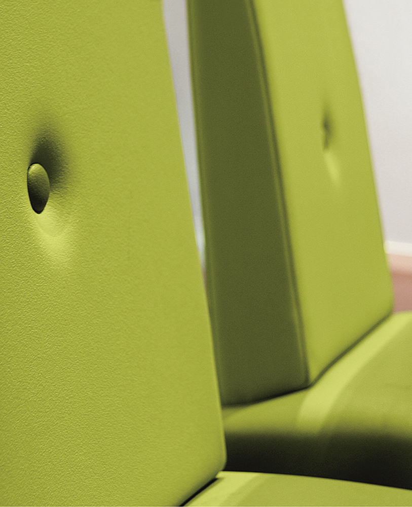 Punto 190 Стул с каркасом из древесины бука, 4 ножки. Сиденье и спинка мягкие. Et al. Punto - Вид №2