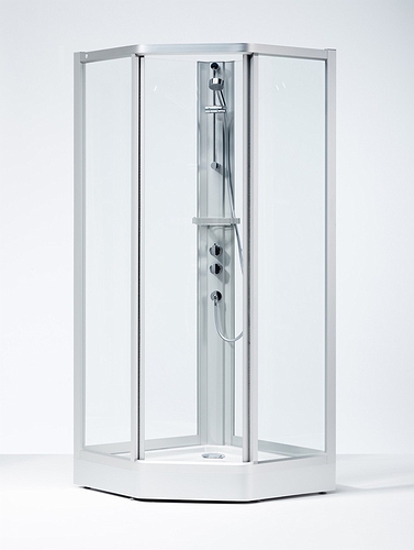 634080 IFO Душевая кабина пятиугольная сплошная SKP NK, Кабины SKP V 900 x 900 Solid