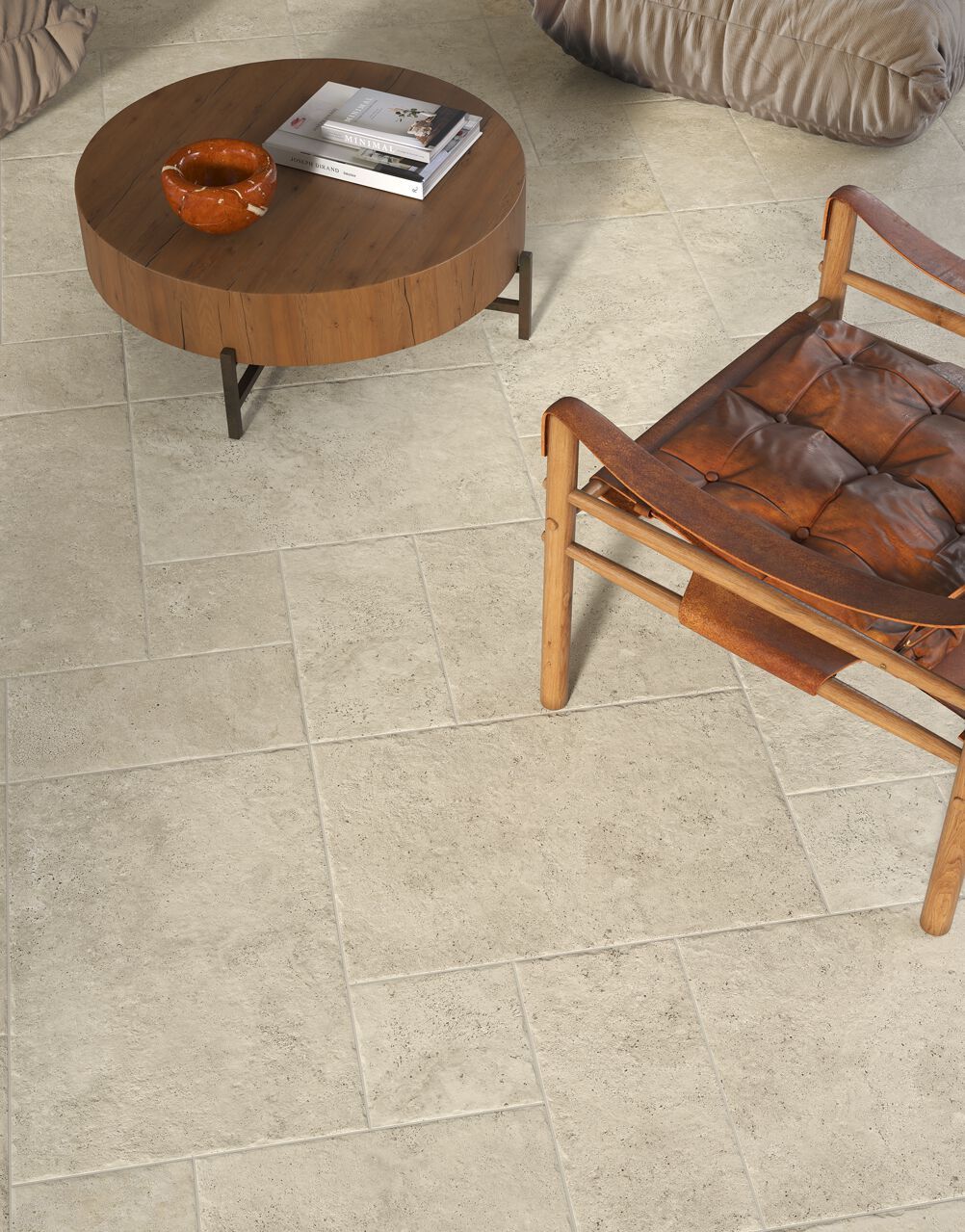 Напольное / керамогранит с эффектом травертина CERAMICA FONDOVALLE Royal Travertino ARCH-00074201 - Вид №2