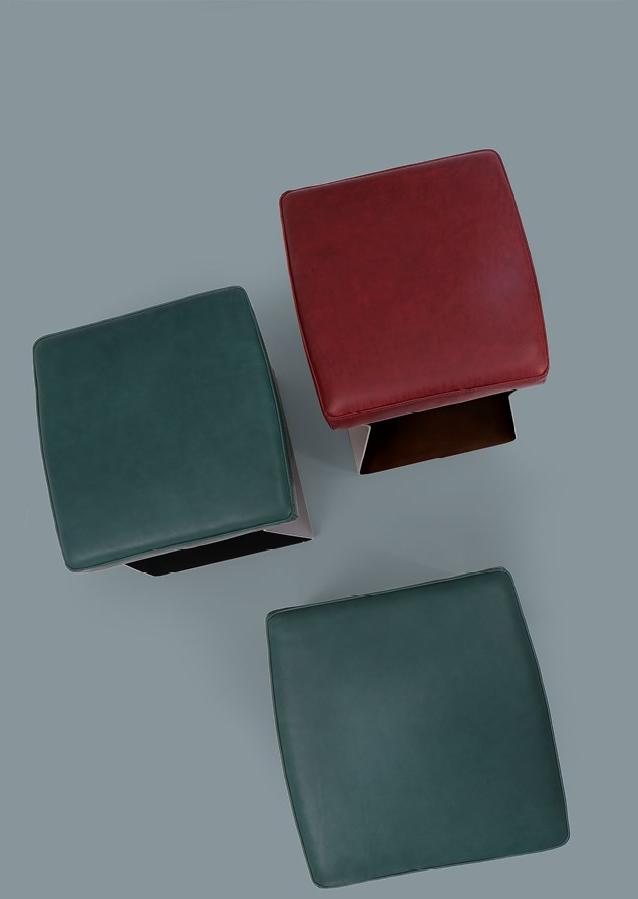 Borzalino Низкий табурет со встроенной подушкой sun-id-1353267 - Вид №3