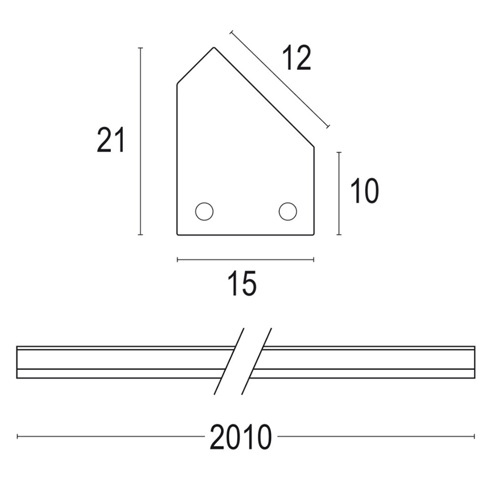 Linear 0W AS Ghidini Линейный для освещения бухты .01 Белый (Матовый)  - Вид №1