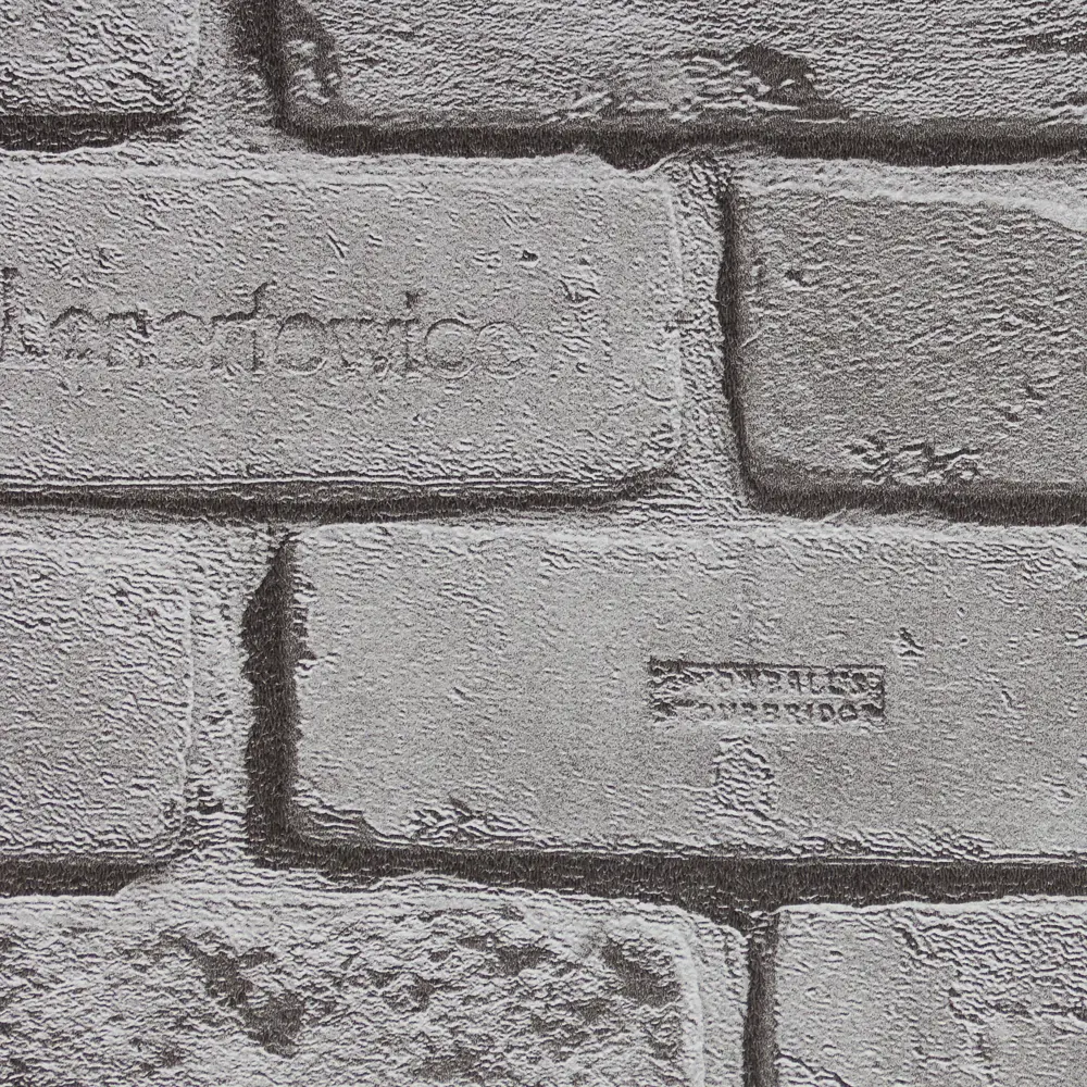 Santreyd Обои бумажные Кирпичи серые с мраморным рельефом 83596168 STLM-1419828 - Вид №1