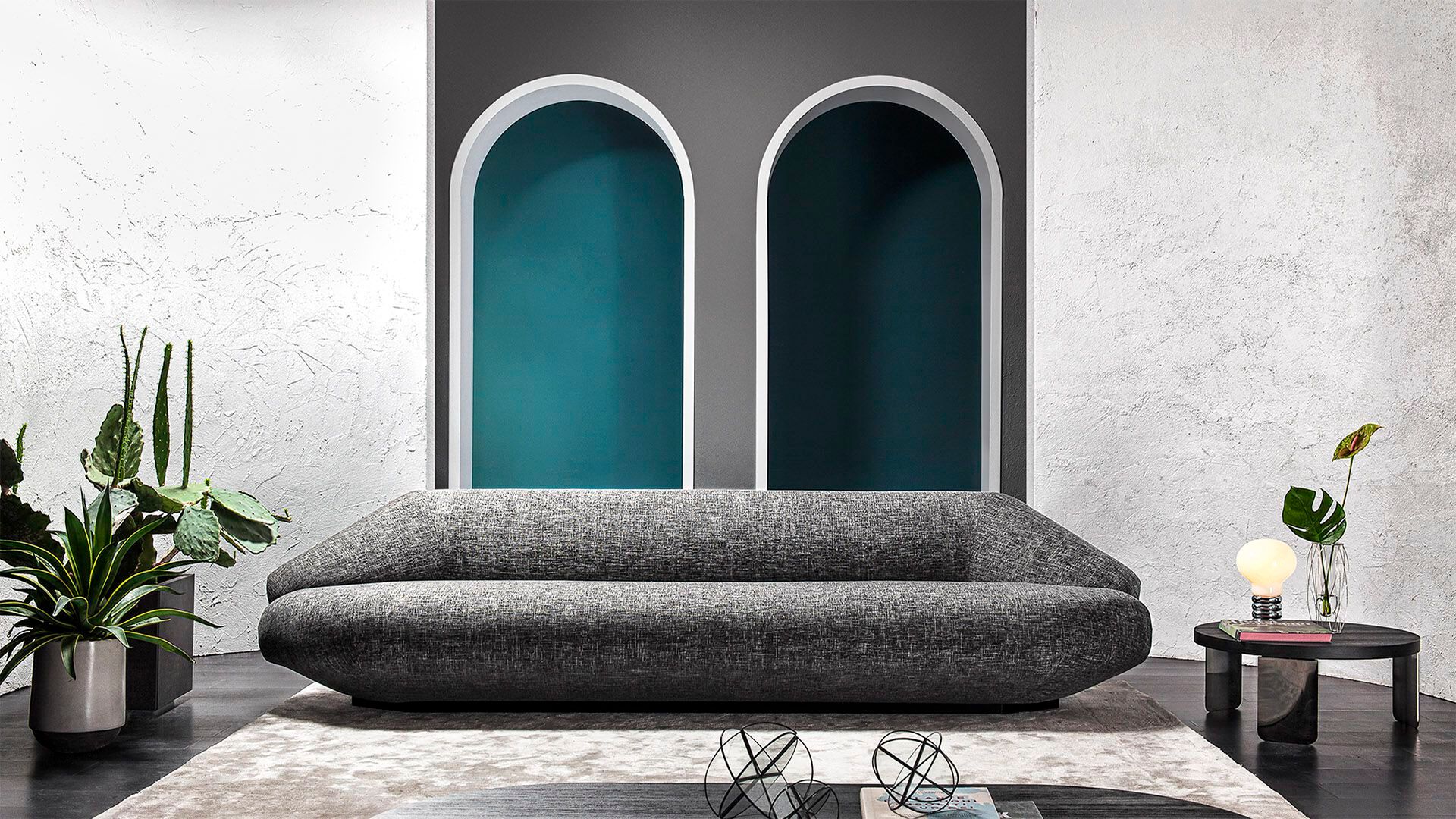 Диван из ткани или кожи Vibieffe 370 BOLID ARCH-00009722