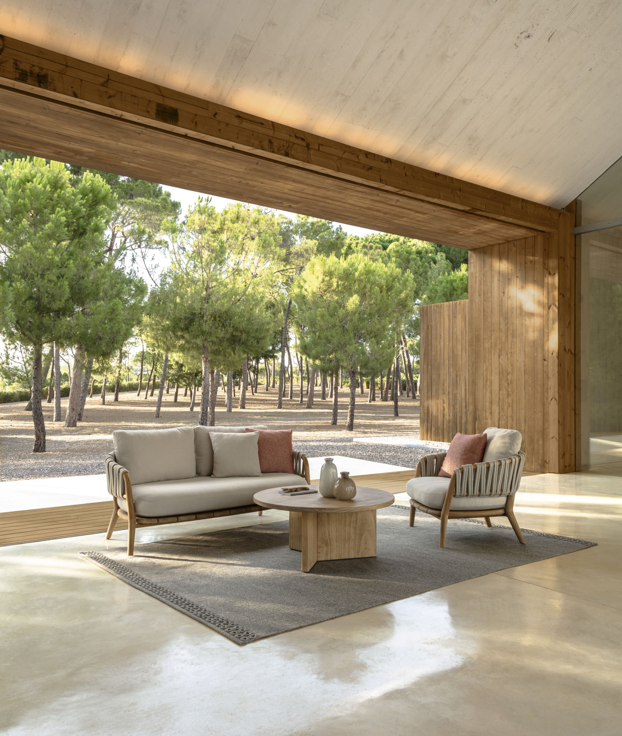 Садовое кресло из тикового дерева с подлокотниками Talenti Venice ARCH-00051379 - Вид №4