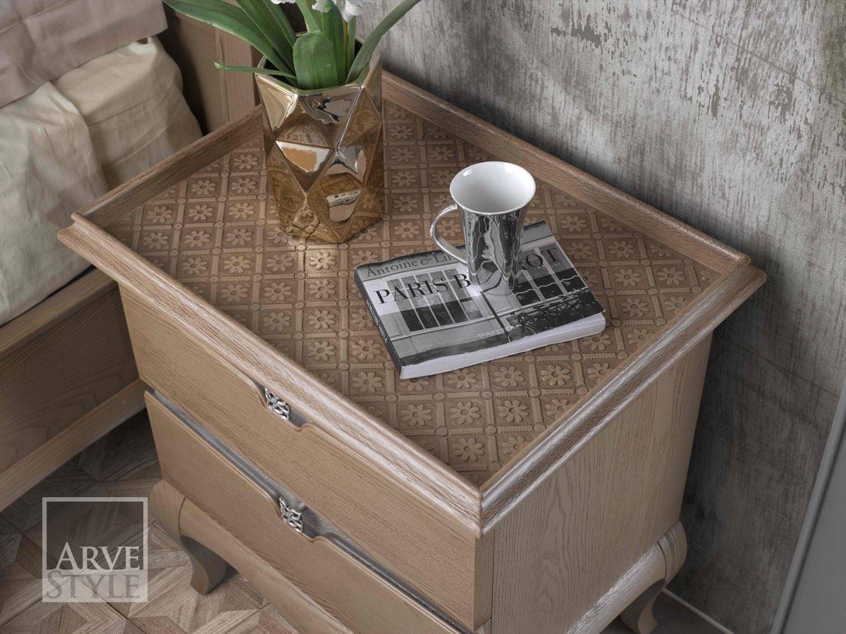 Деревянная прямоугольная тумбочка с ящиками Arvestyle ARCH-00081352 - Вид №3