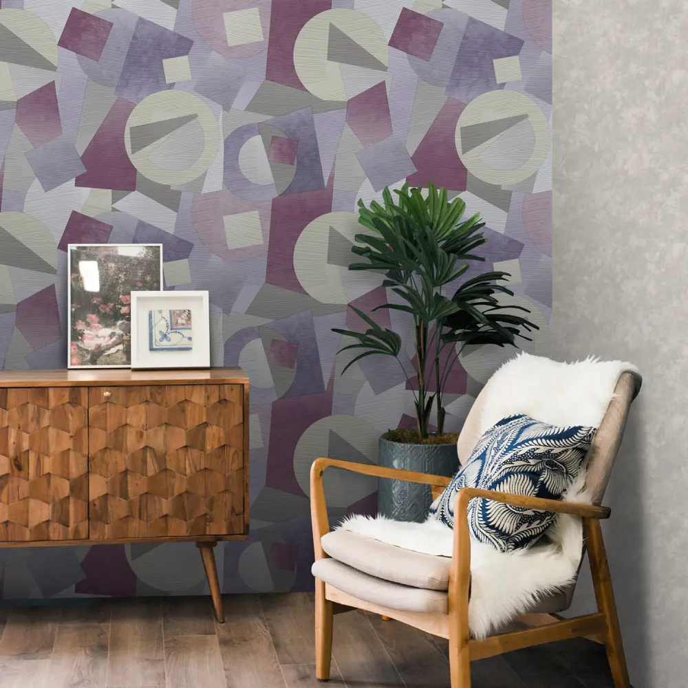 Обои флизелиновые Deco-Deco Forma темно-серые 1.06 м DD6012-01 Santreyd STLM-2066828 - Вид №3