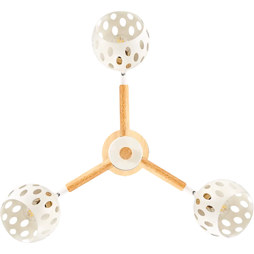 Люстра потолочная СЕМЬ ОГНЕЙ Трине - современная классика с тремя источниками света 85243309 STLM-0060366 - Вид №5