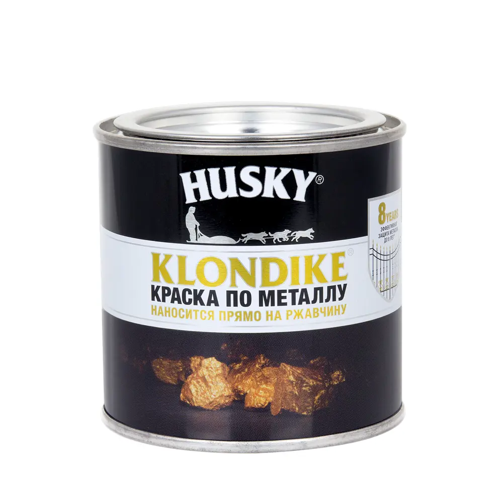 Антикоррозионная краска Husky Klondike для металла, красная глянцевая 0.25 л 84391750 STLM-0049007 - Вид №1