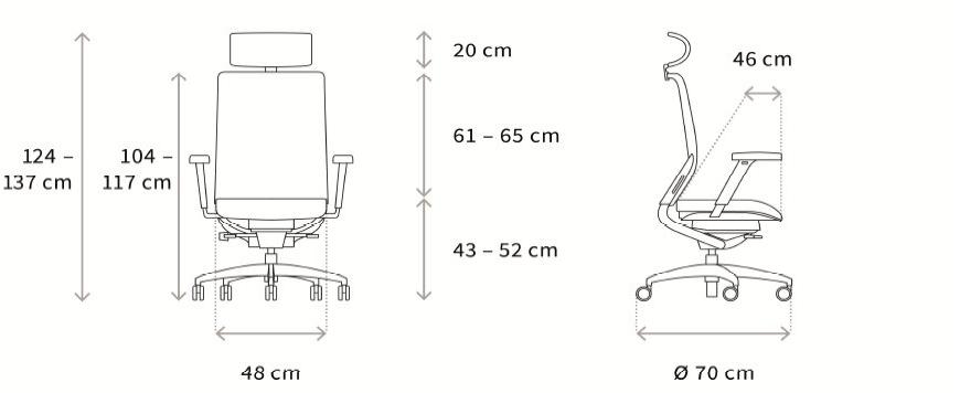 Wagner Вращающееся офисное кресло с 5 спицами Imedic sun-id-1371923 - Вид №5